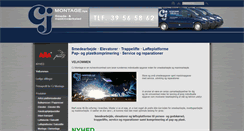 Desktop Screenshot of cj-montage.dk